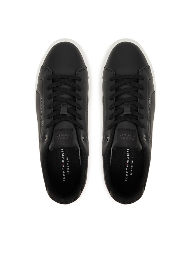 Tommy Hilfiger Sneakers Tommy Hilfiger Icon Court Light Premium FM0FM05837 Schwarz