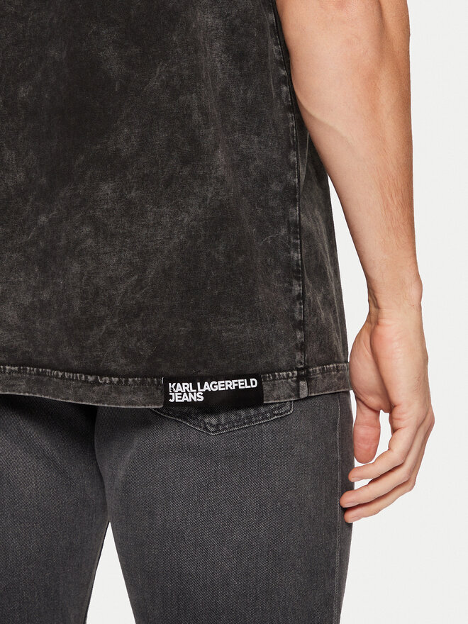 Karl Lagerfeld Jeans Karl Lagerfeld Jeans Camiseta A1M17047 Negro Regular Fit