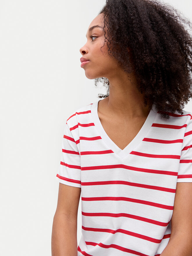JJXX JJXX T-Shirt Annie 12257577 Weiß Regular Fit