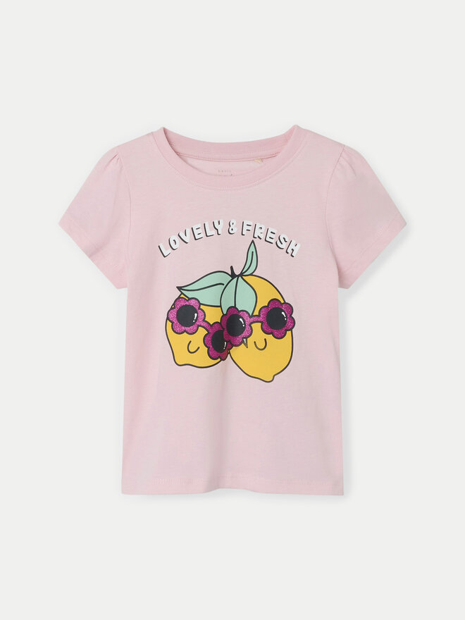 NAME IT NAME IT Póló Vibeke 13228146 Rózsaszín Regular Fit