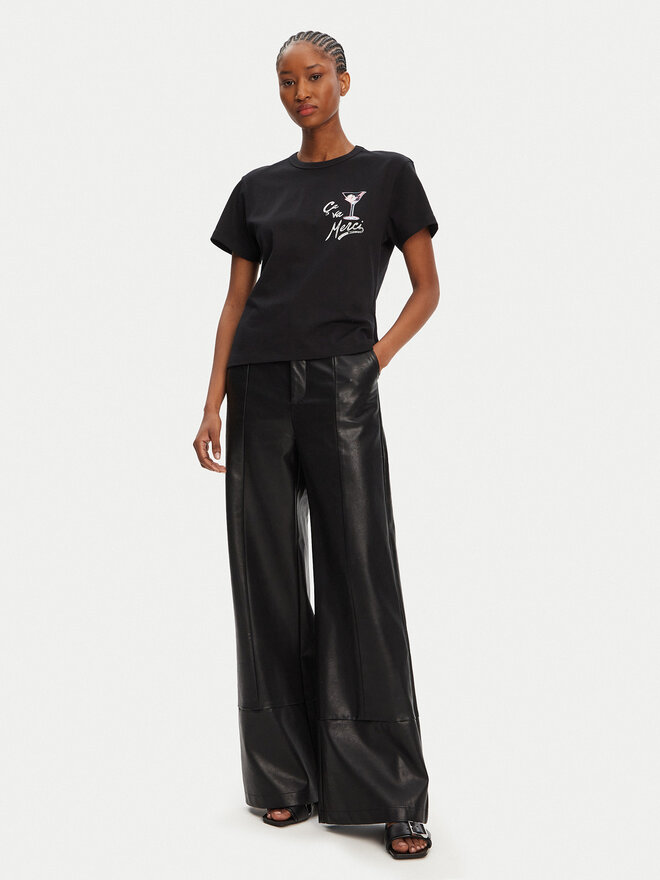 HUGO HUGO T-Shirt Destrel_2 50544897 Μαύρο Loose Fit