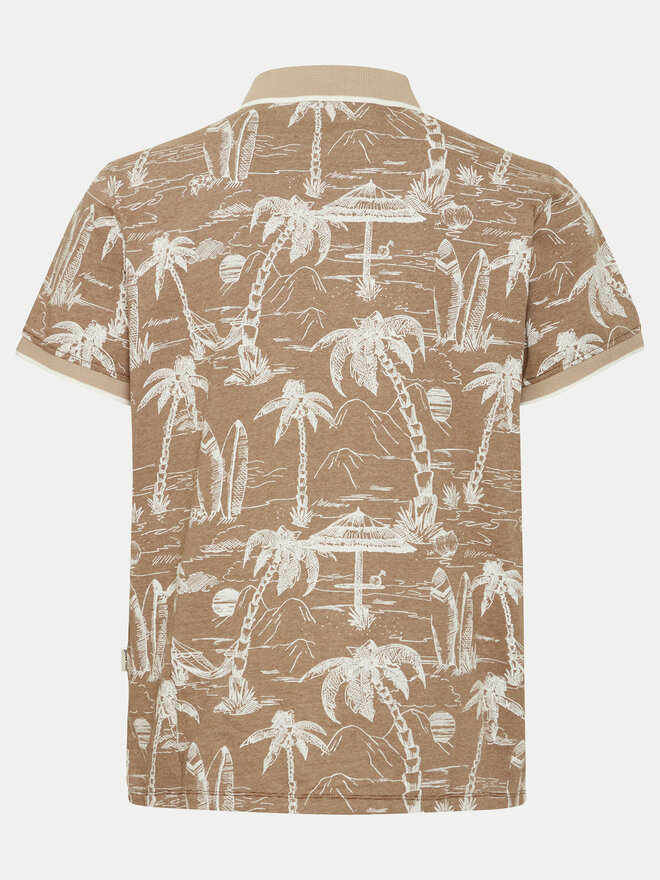 Blend Blend Polo 20716905 Beis Regular Fit