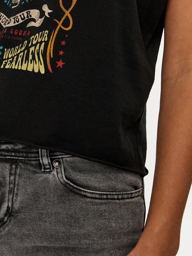 Noisy May Noisy May Top Max 27033890 Črna Regular Fit