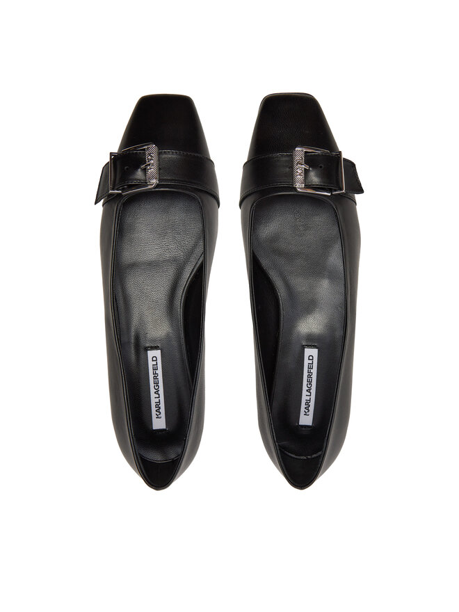 KARL LAGERFELD Baleríny KARL LAGERFELD Konnie KL40184 Čierna