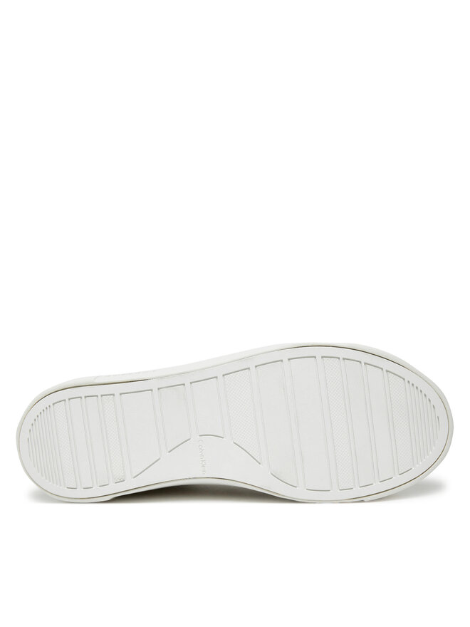 Calvin Klein Αθλητικά Calvin Klein Cupsole Lace Up W/Ml HW0HW02288 Εκρού