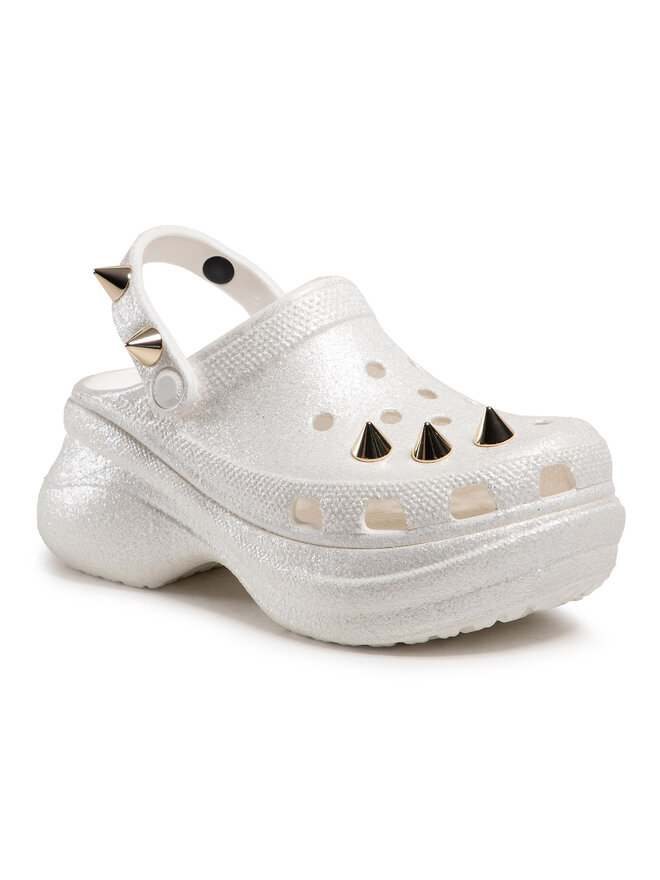 Crocs Шльопанці Crocs Classic Bae Glitter Stud Cg W 206783 Білий