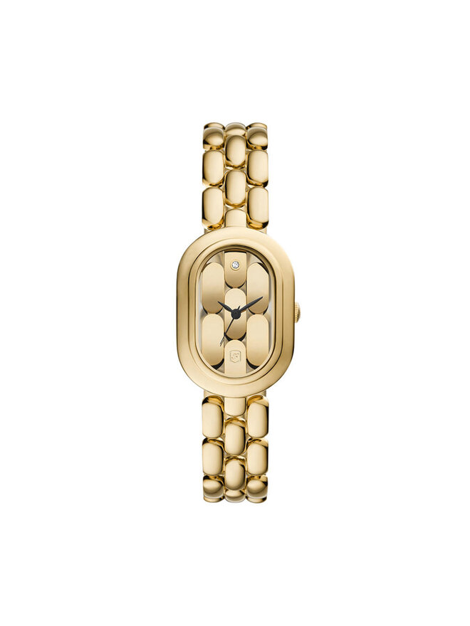 Fossil Zegarek Fossil Sloan Gold-Tone Stainless Steel ES5380 Złoty