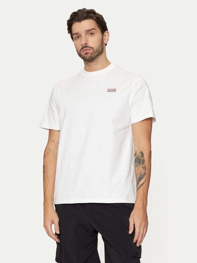 Hunter Hunter Póló HARM0039242 Fehér Regular Fit