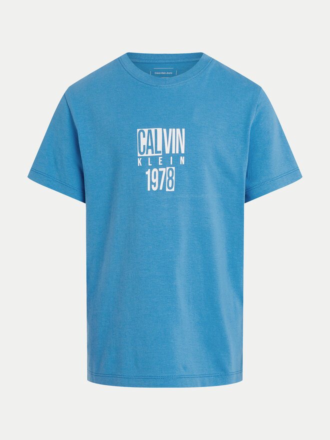 Calvin Klein Jeans Calvin Klein Jeans T-Shirt Good Level IB0IB02456 Blau Regular Fit