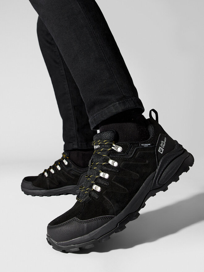 Jack Wolfskin Trekkingi Jack Wolfskin Refugio Texapore Low M 4049851 Czarny