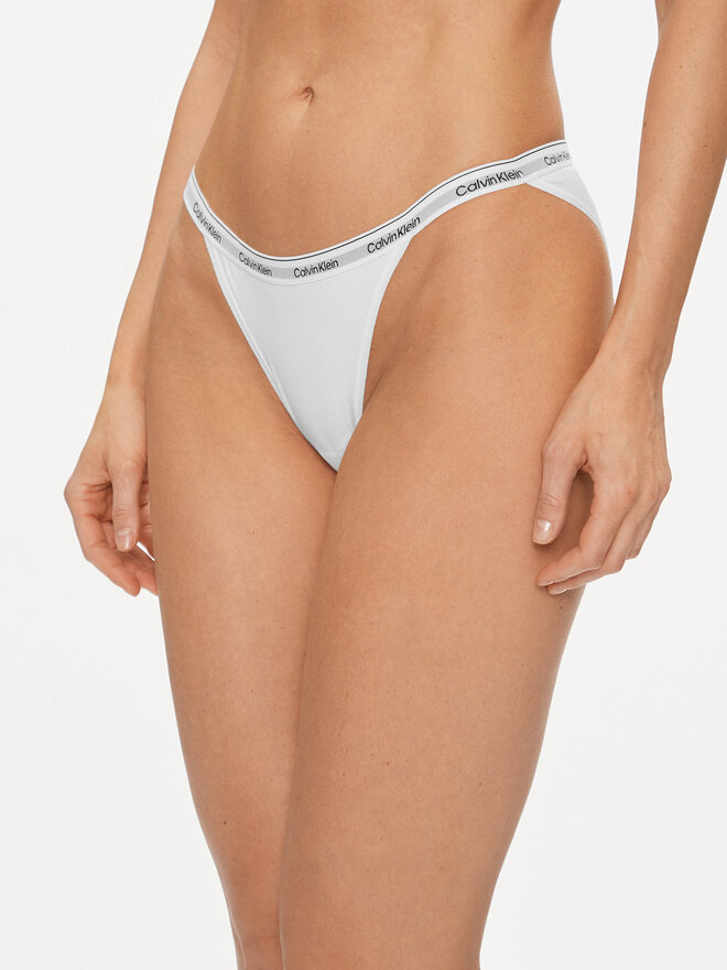 Calvin Klein Underwear Calvin Klein Underwear Klassischer Damenslip 000QD5215E Weiß