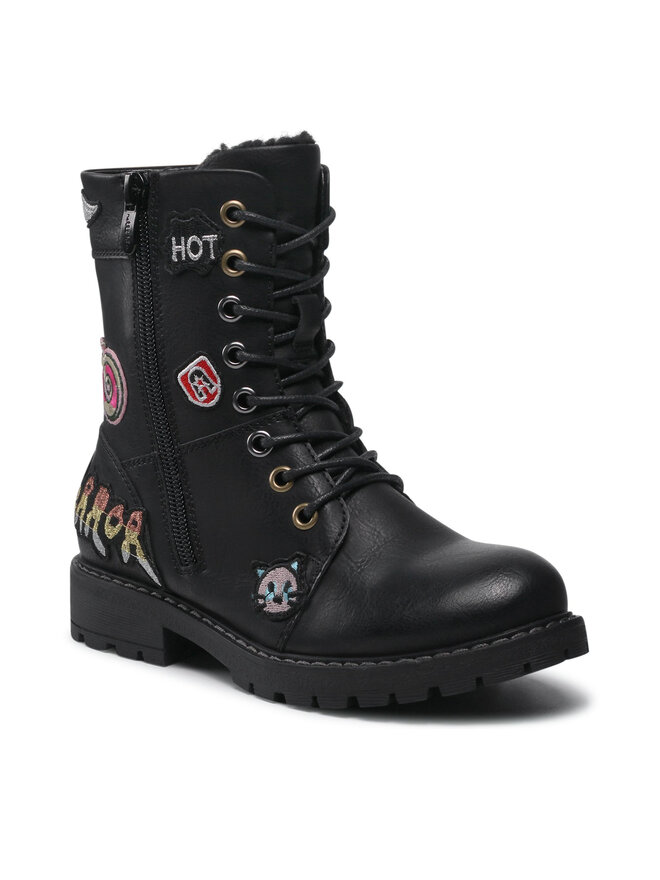 Nelli Blu Bakancs Nelli Blu CS2665-06 Fekete