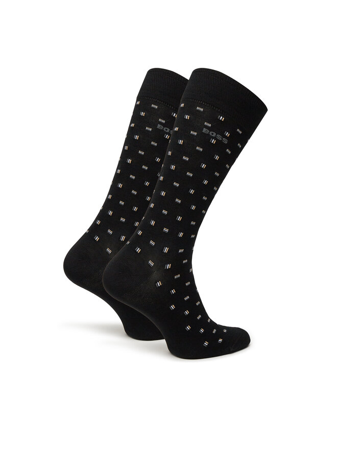 BOSS 2er-Set hohe Herrensocken BOSS 50524282 Schwarz