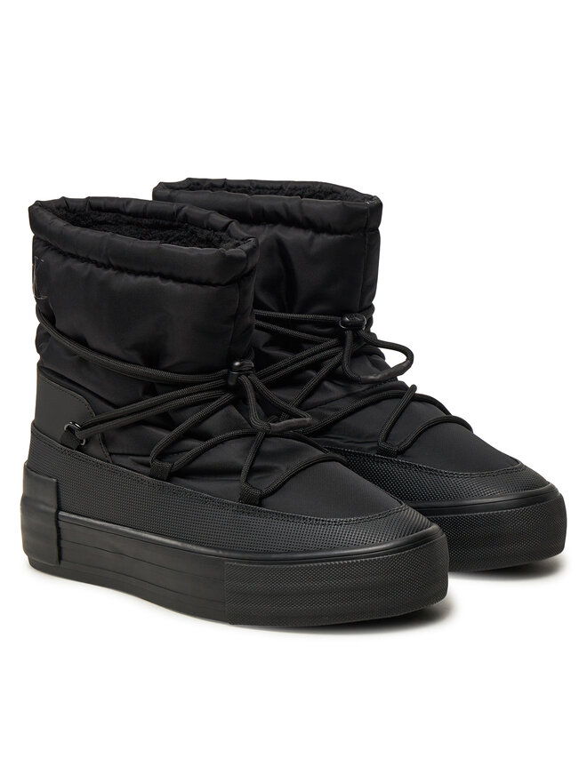 Calvin Klein Jeans Botine Calvin Klein Jeans Vulc Flatform Snow Boot Wn YW0YW01591 Negru
