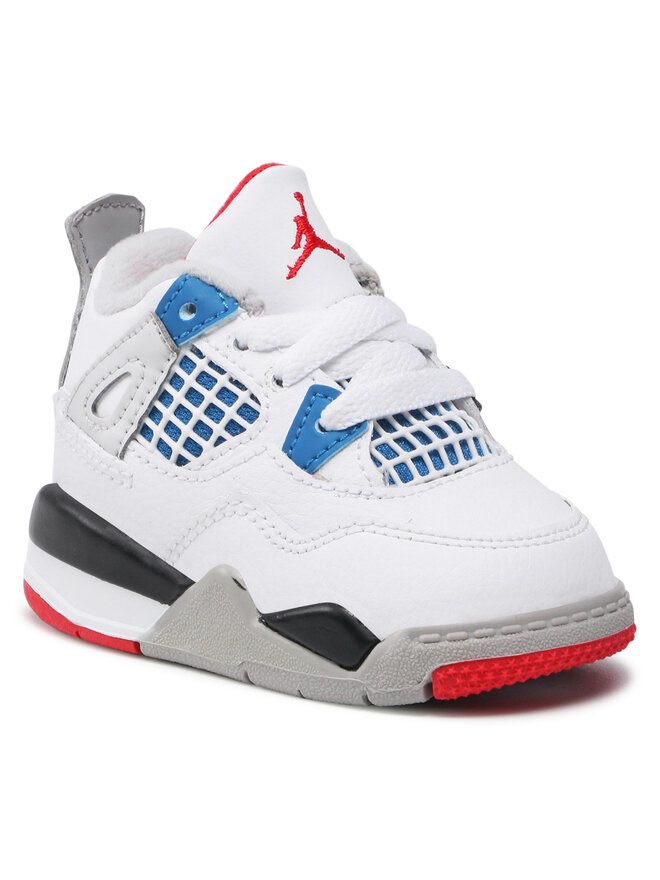 Sneakersy Nike Jordan 4 Retro (TD) BQ7670 146 Biały