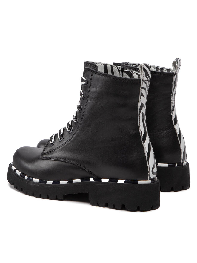 Piazza Schnürstiefeletten Piazza 960112-01 Schwarz