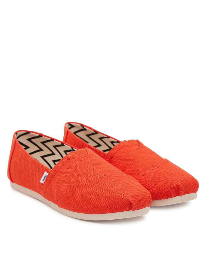 Toms Īsi apavi Toms Alpargata Classic 10021933 Sarkans