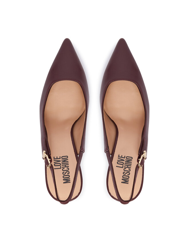 LOVE MOSCHINO Туфлі на шпильці LOVE MOSCHINO JA10149G1PIA0552 Бордовий