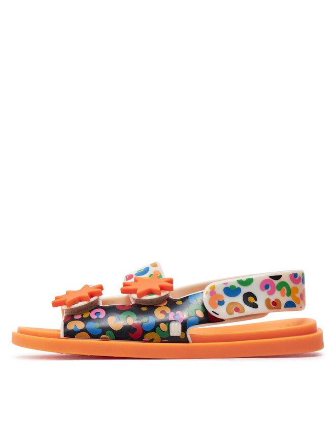 Melissa Sandały Melissa Mini Melissa Estrelar + Fabula Inf 35720 Pomarańczowy