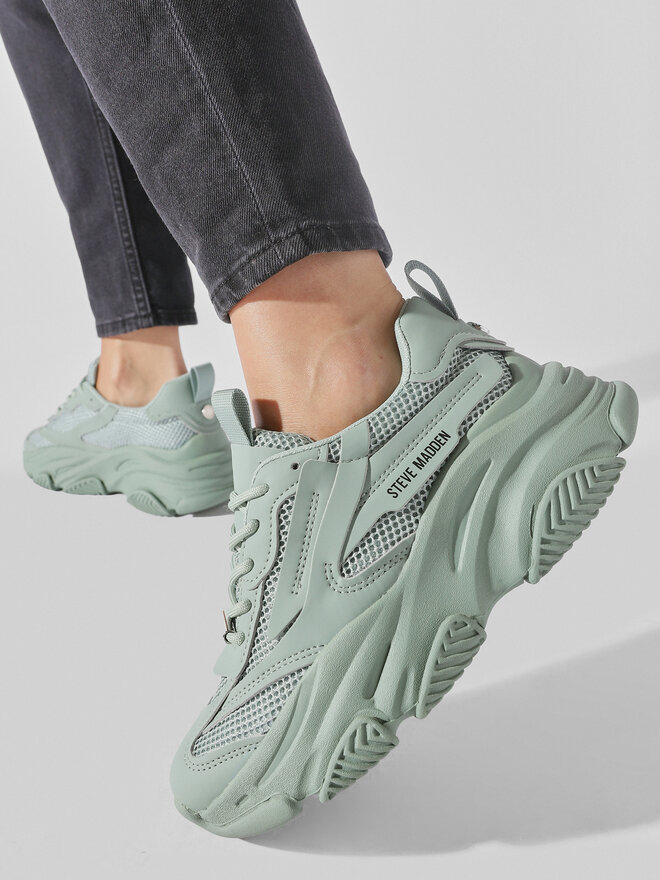 Steve Madden Sneakers Steve Madden Possession-E Sneaker SM19000033 SM19000033-SAGE Grün