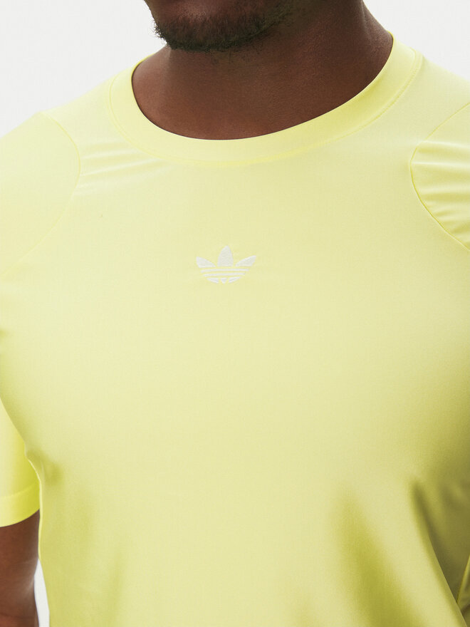 adidas adidas Camiseta Fashion Cut Line JD1286 Amarillo Slim Fit