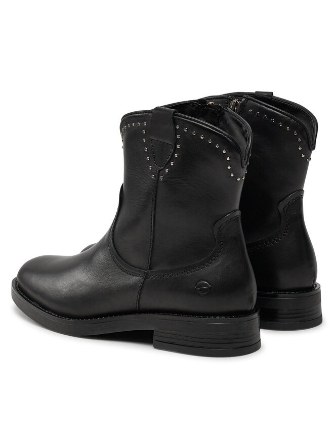 Tamaris Μποτάκια Tamaris 1-25003-43 Μαύρο