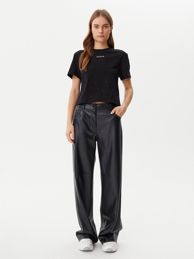 Guess Guess Majica V5GI00 I3Z14 Črna Regular Fit