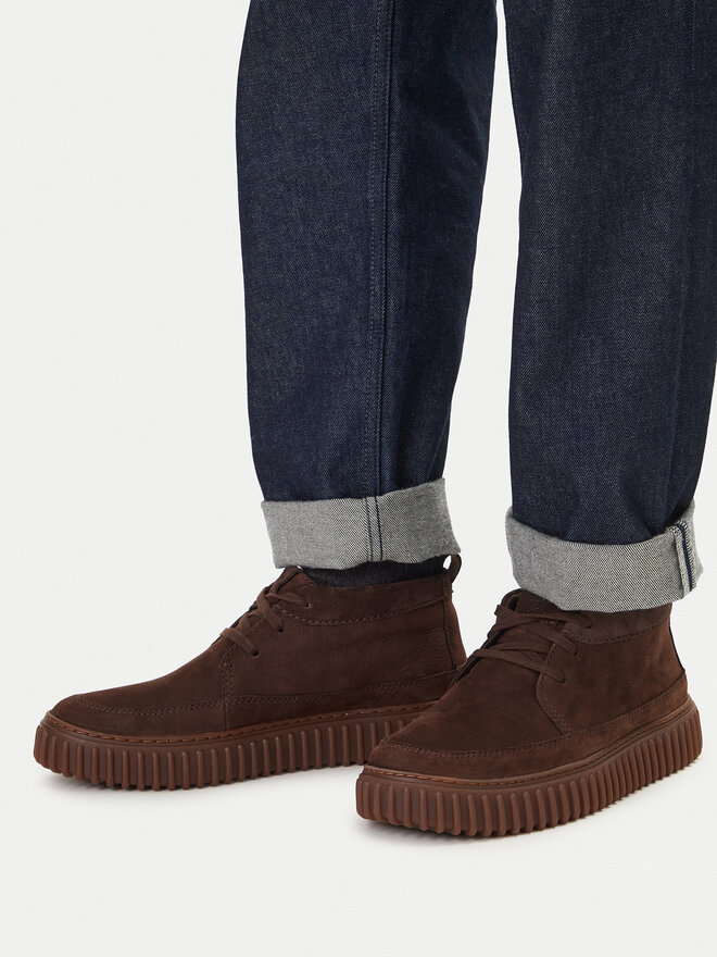 Clarks Черевики Clarks Torhill LaceHi 26184694 Темно-коричневий