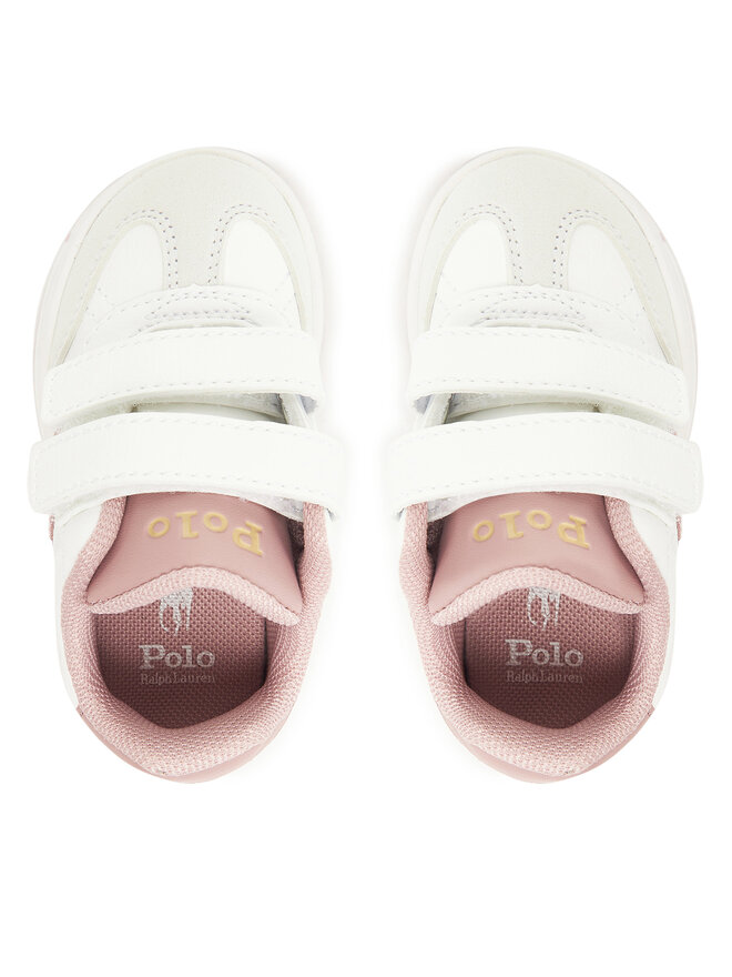 Polo Ralph Lauren Снікерcи Polo Ralph Lauren Heritage Court III T-Toe Ez RL03360101 Білий