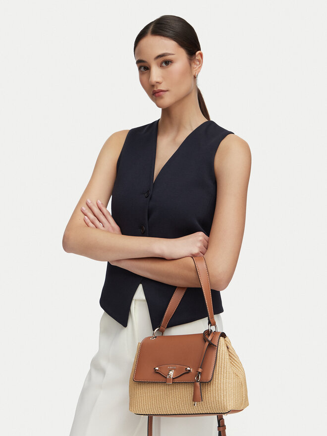 Guess Сумка Guess Maggie Straw HWWG97 53190 Бежевий
