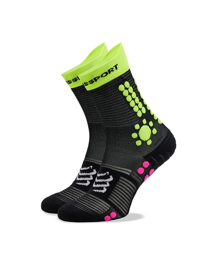 Compressport Calzini lunghi unisex Compressport Pro Racing V4.0 Trail XU00048B Nero