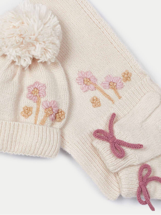 Mayoral Set Mütze, Schal und Handschuhe Mayoral 10826 Beige