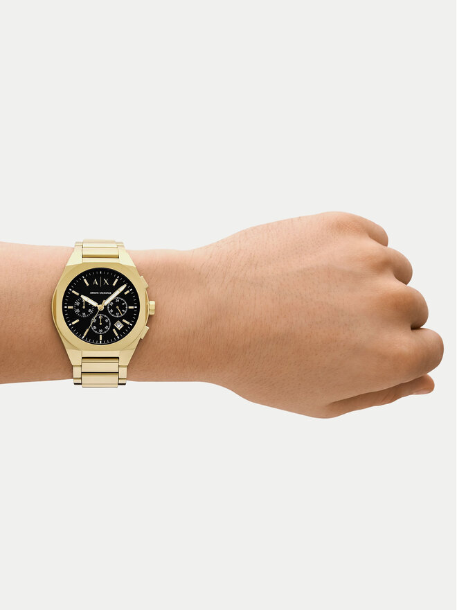 Armani Exchange Zegarek Armani Exchange Rafael AX4180 Złoty
