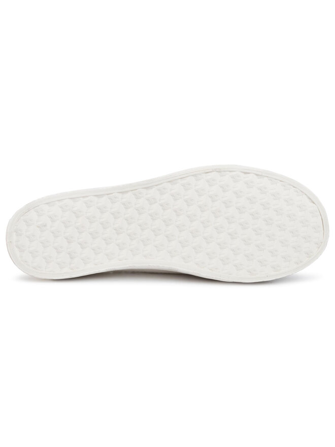 Zapatillas Tommy Hilfiger Monogram Flatform Sneaker FW0FW04698 Blanco zapatos.es