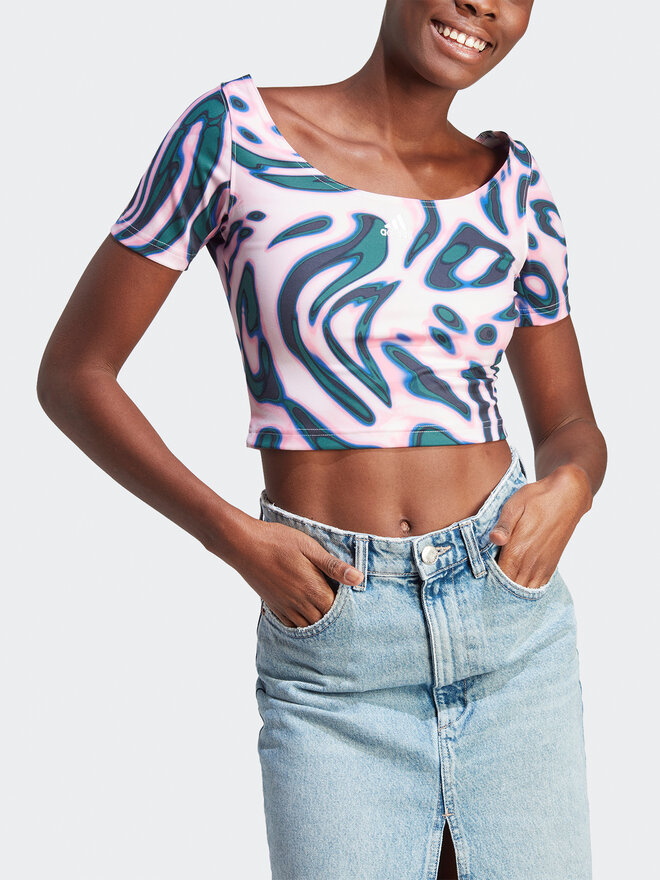 adidas adidas T-Shirt IM2566 Ροζ Loose Fit