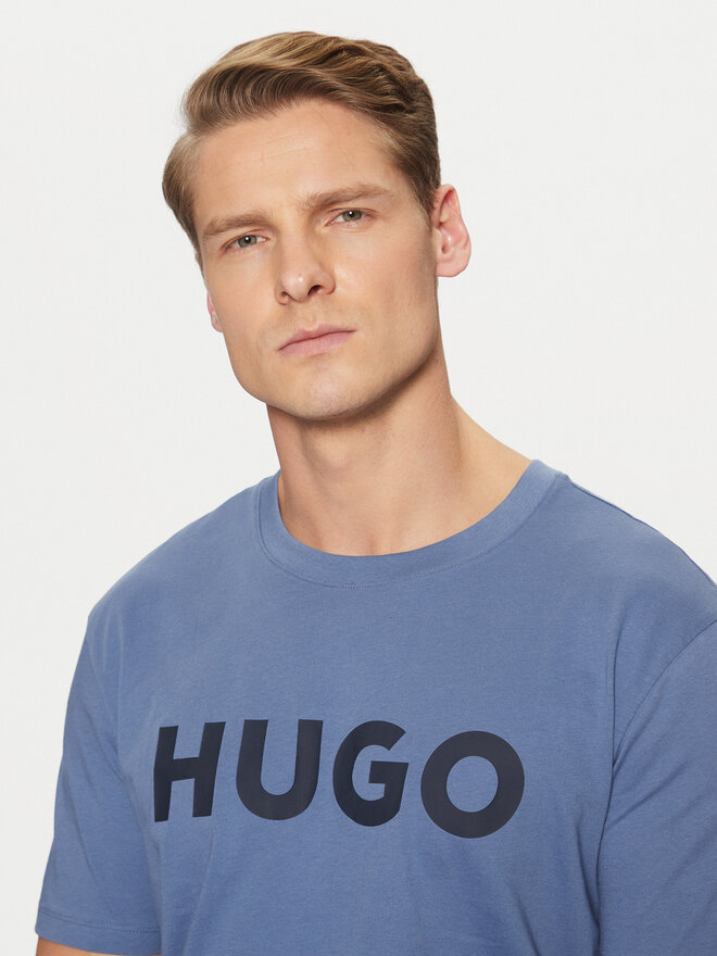 HUGO HUGO Póló Dulivio 50467556 Kék Regular Fit