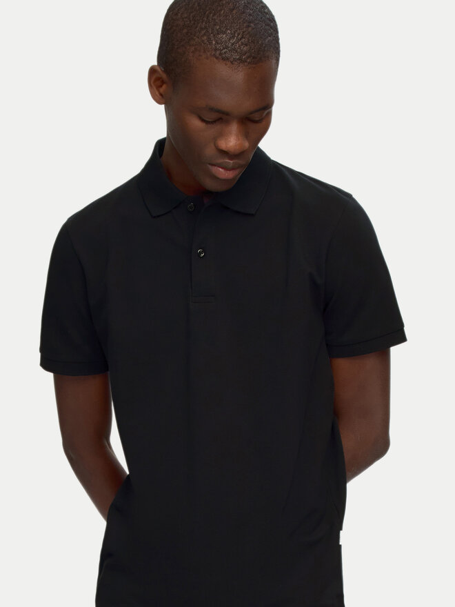 Selected Homme Selected Homme Poloshirt 16095851 Schwarz Slim Fit