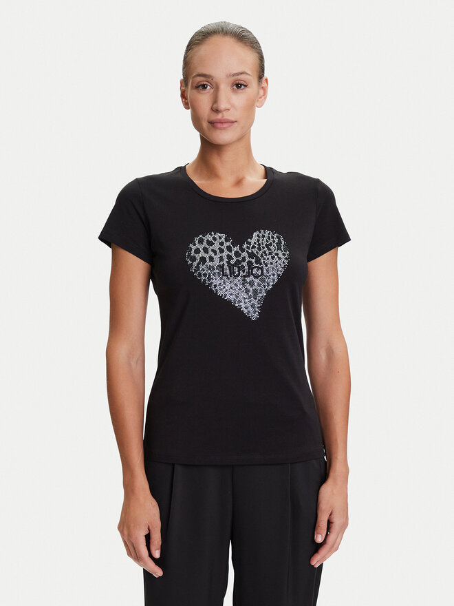 Liu Jo Liu Jo Camiseta UF5264 JS923 Negro Regular Fit