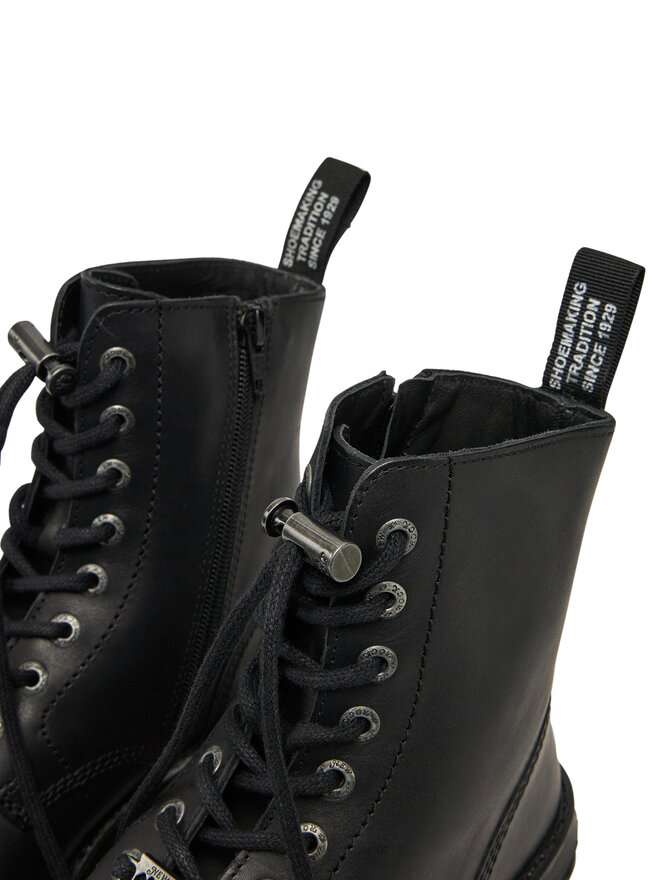NEW ROCK Schnürstiefel NEW ROCK M-WALL083CCT-S11 Schwarz