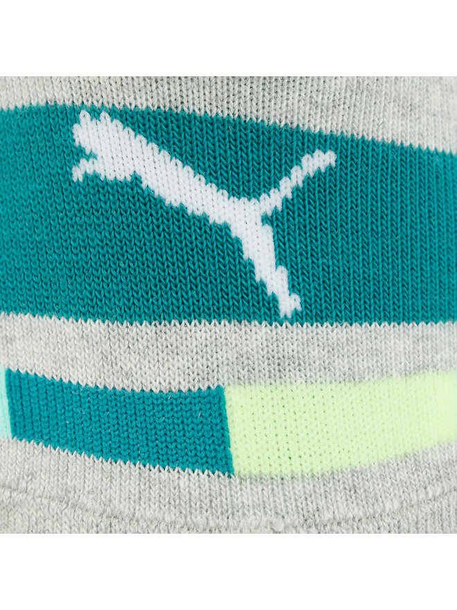 Puma 2 pares de calcetines tobilleros para niño Puma Kids Seasonal Footie 2P 938009 Gris