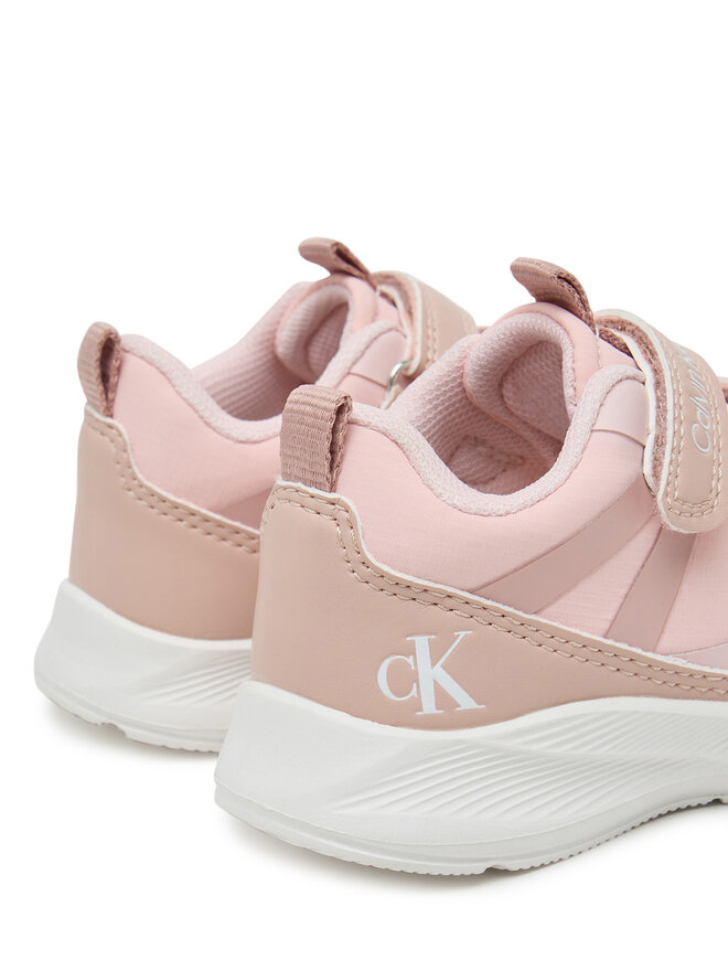 Calvin Klein Сникърси Calvin Klein Low Cut Velcro Sneaker V1A9-83102-1845 M Розов