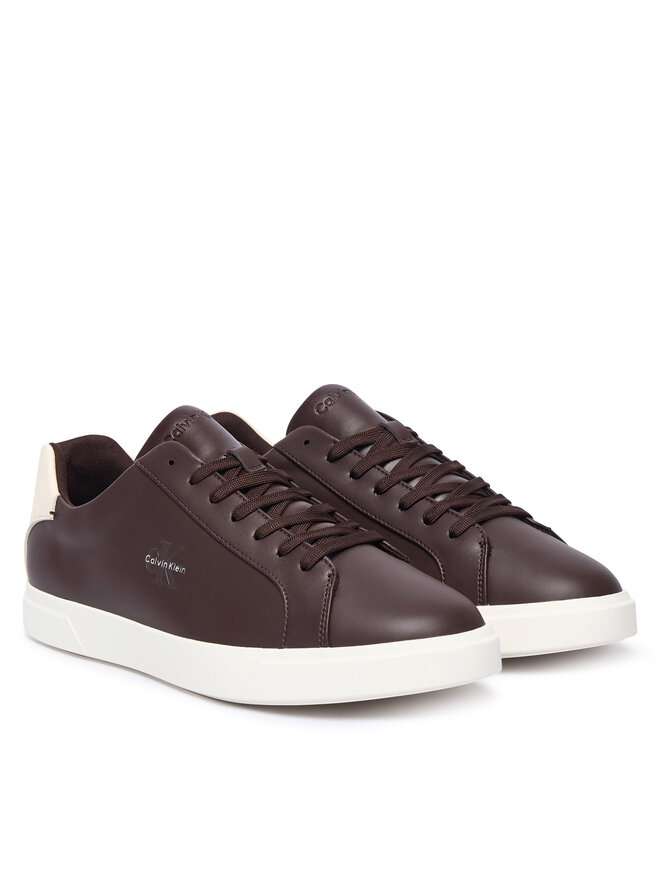 Calvin Klein Sneakers Calvin Klein Low Prof Cupsole Lth HM0HM02123 Dunkelrot
