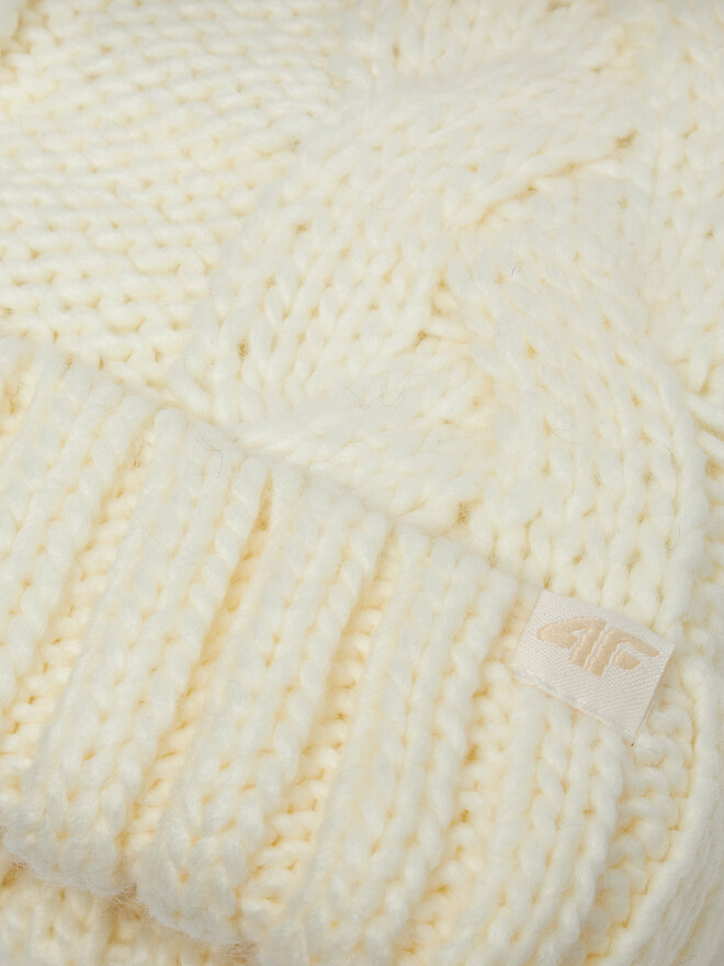 4F Gorro 4F 4FWAW24ACAPF411 Écru