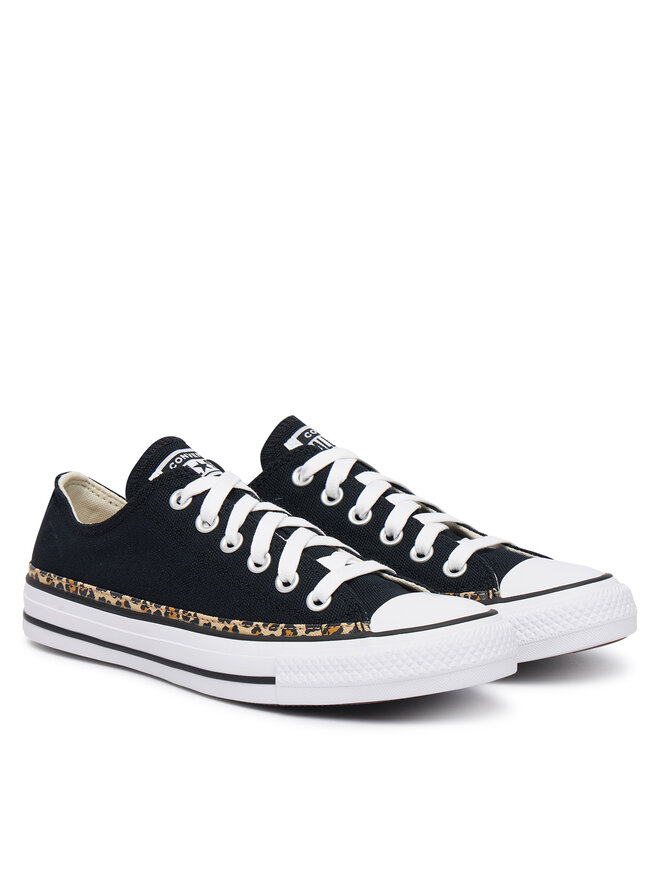 Converse Sneakers aus Stoff Converse CHUCK TAYLOR ALL STAR LEOPARD A19180C Schwarz