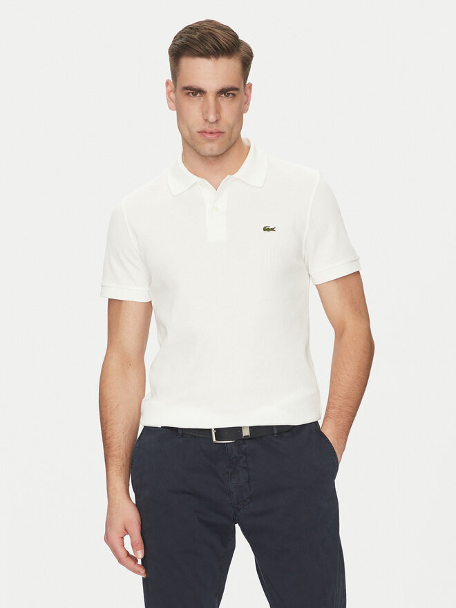 Lacoste Lacoste Polo marškinėliai DH0262 Écru Regular Fit