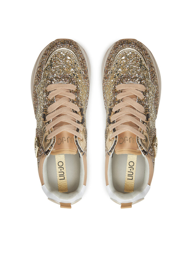 Liu Jo Sneakersy Liu Jo Maxi Wonder 01 BF4001 TX007 Złoty