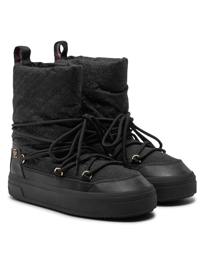 Tommy Hilfiger Schneeschuhe Tommy Hilfiger FW0FW08430 Schwarz