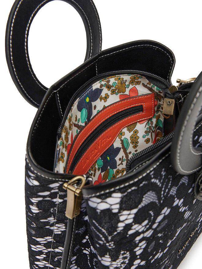 Laura Vita Handtasche Laura Vita SAC ALISA 01 Schwarz