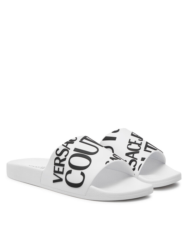 Versace Jeans Couture Παντόφλες Versace Jeans Couture 77YA3SQ1 71352 Λευκό