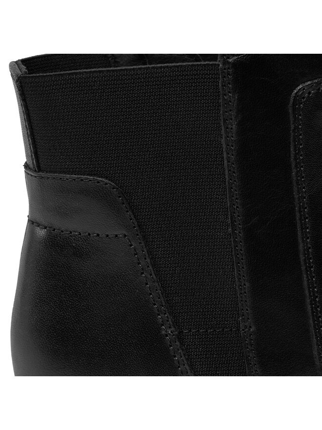 Geox Polokozačky Geox D Felicity F D84G1F 00043 C9999 Černá